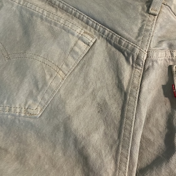 Vintage Levi 501 Jeans - Button Fly - Light Blue/Grey 36x32 - Picture 3 of 9